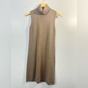 Bloomingdale's Dress Tan 100%Wool Garment SIZE S